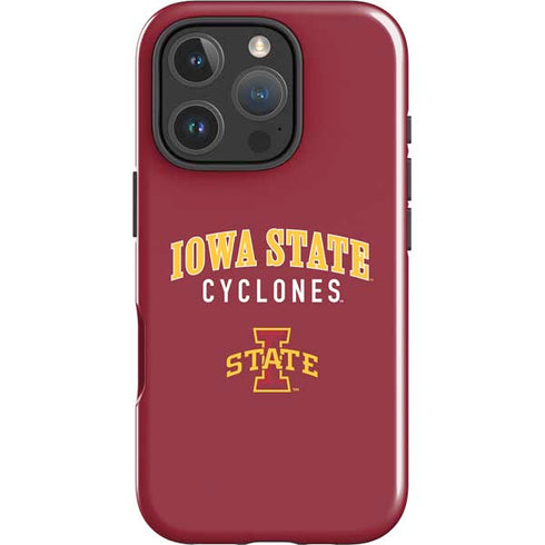 Iowa State University Collegiate Text iPhone 16 Pro Impact Case